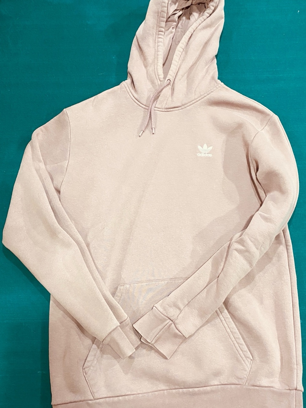 adidas Men’s Mauve Trefoil Pullover Hoodie Size M